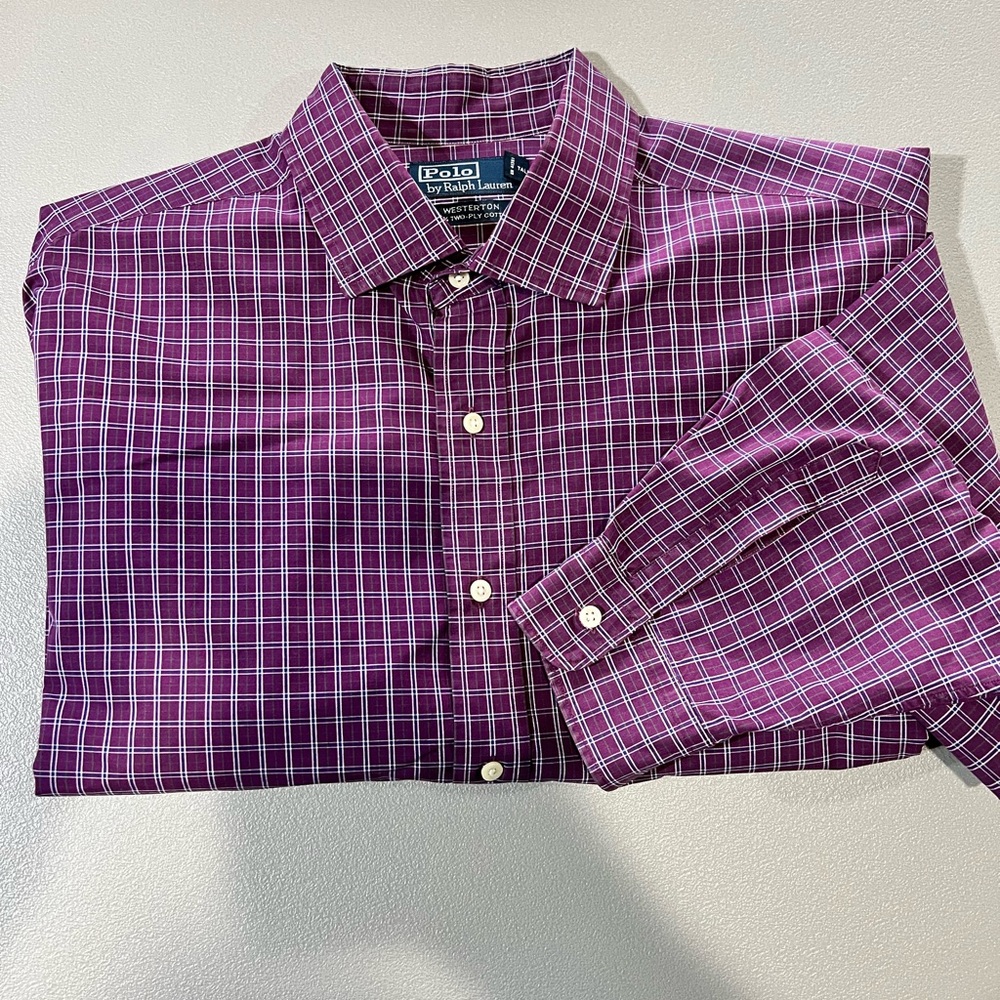 Mens  Polo Ralph Lauren long sleeve shirt.  Size XXL